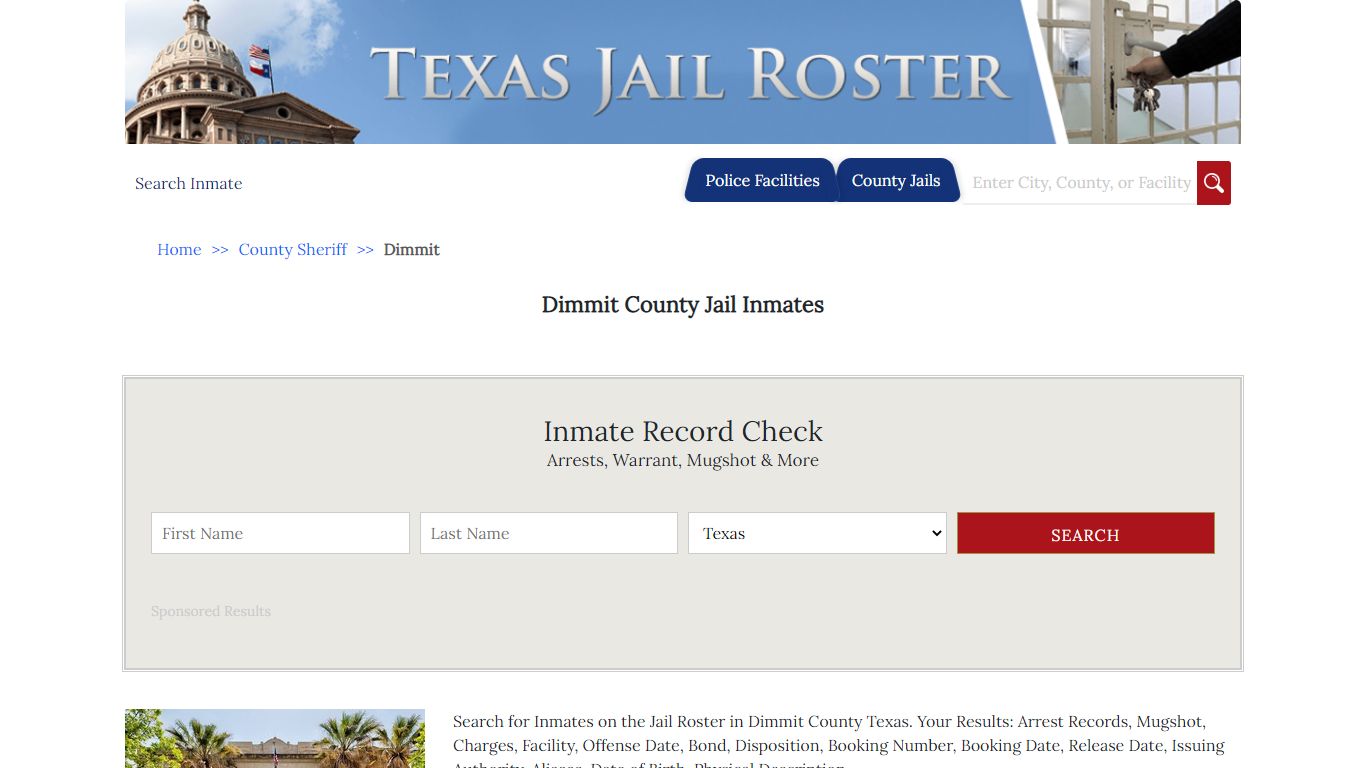 Dimmit County Jail Inmates - Jail Roster Search